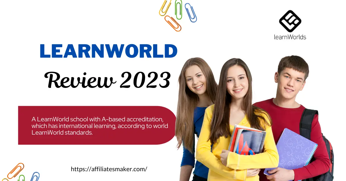 LearnWorld Review 2023, LearnWorld Banner 2023, Learnworld logo