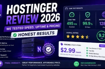 Hostinger Review 2026