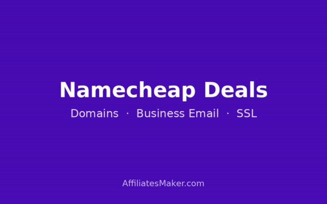Namecheap Deals for Domains, Business Email & SSL