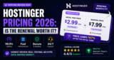 Hostinger Pricing 2026 – What You Actually Pay at Renewal